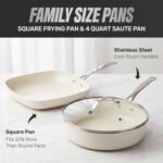 GOTHAM STEEL 20 Pc Ceramic Cookware Set Nonstick, Ceramic Pots and Pans Set Non Stick for Kitchen with Bakeware, Cooking Utensils & Steamer, Non Toxic PFOA PFOS Free, Oven & Dishwasher Safe - Image 7