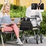 Telena Diaper Bag Mini Diaper Backpack with Changing Pad, Puffer Baby Travel Bag with Insulated Pockets, Stroller Straps, Black - Image 3