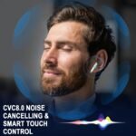 Wireless Bluetooth 5.4 Earbuds, Ear Buds LED Power Display Headphones 6D Stereo, Bluetooth Earbuds in-Ear Noise Cancelling Mic, 40H Playback Mini Case IP7 Waterproof Sports Earphones for Android iOS - Image 3