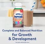 PediaSure Peptide 1.0 Cal,24 Count,Complete,Balanced Nutrition for Kids with GI Conditions,Peptide-Based Formula,with 7g Protein and Prebiotics,for Oral or Tube Feeding,Chocolate,8-fl-oz Bottle - Image 4