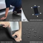 Hatha Yoga Large TPE Yoga Mat 6'x4'x1/2" Extra Thick Non-Slip Exercise Mat - for Yoga Pilates & Home Gym Workouts - Image 5