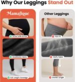 Maternity Leggings for Women Over The Belly Support Ultra Soft Pregnant Woman Yoga Pregnancy Pants - Image 7