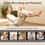 DEASON No WiFi Baby Monitor with Camera and Audio, Early Education and White Noise 64G TF Card 5" Screen 1080P Video 2-Way Talk, Sound & Temp Alarm, Night Vision and 1200ft Range - Image 7