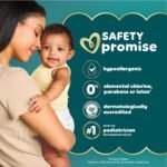 Pampers Swaddlers Disposable Baby Diapers Size 1, 198 Count with Sensitive Water Based Baby Wipes 4X Pop-Top Packs (336 Count) - Image 3