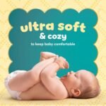 Pampers Swaddlers Disposable Baby Diapers Size 1, 198 Count with Sensitive Water Based Baby Wipes 4X Pop-Top Packs (336 Count) - Image 5