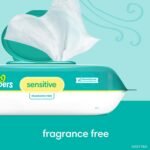 Pampers Swaddlers Disposable Baby Diapers Size 1, 198 Count with Sensitive Water Based Baby Wipes 4X Pop-Top Packs (336 Count) - Image 7