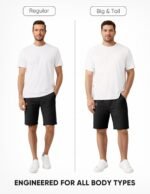 JMIERR Mens Casual Shorts - Cotton Drawstring Summer Beach Stretch Twill Chino Golf Shorts - Image 5