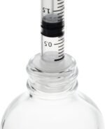 Juvale Medicine Bottle Adapter for Syringe - 45 Pack, 17/21/24 mm, Clear Polypropylene - Press-In Bottle Adapter for Oral Syringes - For Pediatric & Veterinary Dosing - Image 7