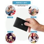 Travel Manicure Set Professional Nail Clipper Kit-5 Pieces Stainless Steel Manicure Kit, Women Men Grooming kit With Nail Care Tools Beauty Scissors Tweezers (Silver Black) - Image 5