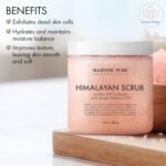 MAJESTIC PURE Himalayan Salt Body Scrub with Lychee Oil, Exfoliating Salt Scrub to Exfoliate & Moisturize Skin, Deep Cleansing - 10 oz - Image 4