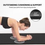 Hatha Yoga Extra Long TPE Yoga Mat 79" x 40” x 1/2" Thick Non-slip Exercise Mat for Home Gym Use, Yoga, Pilates, Fitness & Workouts - Image 4