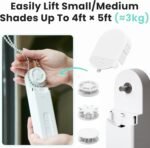 Aura Roller Smart Shade Driver, Remote Control & WiFi Dongle | Automate Existing Blinds | Beaded Window Shade Compatible Up to 4x5ft | Rechargeable Battery | Set Schedules | Hands Free Voice Control - Image 6