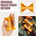 Monkey Business Pasta Shaped Silicone Kitchen Tools in a Gift Box / 2 of Our Big Pasta Shaped Kitchen Gadgets/Farfalloni Shaped Pot Grips, and Ravioli-Shaped Spoon Rest/Pasta Grande No. 2 - Image 7