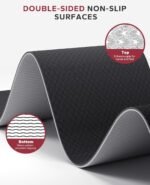 HAPBEAR Large Yoga Mat - 72"x36"x6mm (1/4 inch), Extra Wide Non-Slip Exercise Mat for Home Workout, Yoga, Pilates & Stretching, Durable & Eco-Friendly, Includes Bonus Resistance Bands & Carry Bag - Image 4
