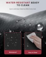 HAPBEAR Large Yoga Mat - 72"x36"x6mm (1/4 inch), Extra Wide Non-Slip Exercise Mat for Home Workout, Yoga, Pilates & Stretching, Durable & Eco-Friendly, Includes Bonus Resistance Bands & Carry Bag - Image 6