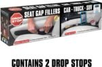 Drop Stop - The Original Patented Car Seat Gap Filler (AS SEEN ON Shark Tank) - Set of 2 and Slide Free Pad and Light - Image 3