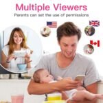 Smart Video Baby Monitor with Camera and Audio,Dual Mode,WiFi On/Off Switch,2.8inch Display,App,1080p Camera,1500ft Long Range,Night Vision,2-Way Talk,AI Baby Growth Album Function - Image 10