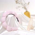BESTOOL Skin Care Headband for Washing Face,Non-slip Face Wash Headband Sponge Terry Towel Cloth Fabric Bubble Makeup Skincare Headbands for Women Makeup Removal Spa Shower Hair Accessories(Pink) - Image 7