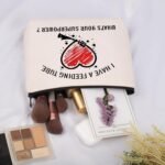 JNIAP Feeding Tube Awareness Gift I Have A Feeding Tube What's Your Superpower Cosmetic Bag Stomach Gift (Feeding Tube Bag) - Image 5
