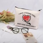 JNIAP Feeding Tube Awareness Gift I Have A Feeding Tube What's Your Superpower Cosmetic Bag Stomach Gift (Feeding Tube Bag) - Image 6