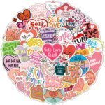 Love Stickers Self Care Sticker 50PCS, Self Love Gifts Stickers for Girls Women Glueewee Vinyl Waterproof Mental Health Sticker for Water Bottles Laptop - Image 3