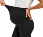 JOYSPELS Smooth Feeling Maternity Leggings Over The Belly with Pockets Workout Pregnancy Pants - Image 5
