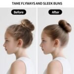 Hair Wax Stick & Slick Back Hair Brush for Tame Flyaways, Frizz, Sleek Ponytails, Buns | Pomade/Balm/Gel Stick for Woman, Styling Accessories for Girls - Image 3