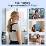 Posture Corrector for Women and Men, Adjustable Upper & Mid Back Brace for Neck, Shoulder & Back Support, Breathable Back Straightener for Pain Relief and Better Posture - Image 4