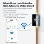 Frizzlife LP365 Smart Water Monitor and Automatic Shutoff - 0.01GPM Ultrasonic Micro Leak Detection, APP Wi-Fi Remote Control, Real-Time Flow/Temp Monitoring, 24/7 Water Usage Reports, 3/4" and 1" - Image 3