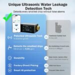 Frizzlife LP365 Smart Water Monitor and Automatic Shutoff - 0.01GPM Ultrasonic Micro Leak Detection, APP Wi-Fi Remote Control, Real-Time Flow/Temp Monitoring, 24/7 Water Usage Reports, 3/4" and 1" - Image 4