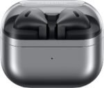 Samsung Galaxy Buds3 (2024, ANC) Water Resistant, AI Real-Time Language Interpreter, True Wireless Bluetooth 5.4 Earbuds, Hi-Fi Sound, Noise Cancelling, Touch Control, International Model (Silver) - Image 3