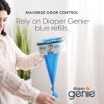 The Diaper Genie Jumbo+ Square Refill, with continuous film, can hold up to 1080 newborn-sized diapers per refill. - Image 6