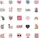 Self Love Gifts Stickers Pack 50PCS, Self Care Sticker for Girls Women Teens Vinyl Positive Affirmation Stickers for Water Bottles Laptop Scrapbook - Image 9