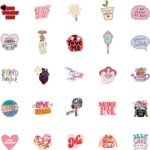 Self Love Gifts Stickers Pack 50PCS, Self Care Sticker for Girls Women Teens Vinyl Positive Affirmation Stickers for Water Bottles Laptop Scrapbook - Image 10