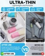 16 Pack Silicone Bottle Cover,Travel Essential for Women Men,Cruise Ship Essentials 2025,Beach Vacation Essentials,Travel Size Toiletries,Airplane Travels Accessories Elastic Sleeves for Leak Proofing - Image 3