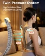 OFIR Upper Back Posture Corrector for Women, After-Work Sofa Reading Support, Twin-Pressure System Back Straightener Posture Brace For Women, 3D Diamond Breathable Cushioning,High-Elastic Straps - Image 4