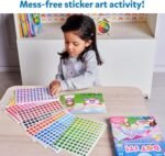 Skillmatics Dot It Sticker Art - Unicorns & Princesses, Easter Basket Stuffers, Mess-Free Fun for Kids, 500+ Stickers, Craft Kits, DIY Scrapbooking Activity, Gifts for Girls & Boys Ages 3, 4, 5, 6, 7 - Image 4