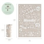 Teddy Bear Diaper Bag Dispenser | Diaper Trash Bags on the Go Dispenser w/Silicon Strap | 15 UNSCENTED Baby Poop Bags per Roll | Dirty Diaper Bags Disposable | Diaper Waste Bags (SAGE GREEN) - Image 6