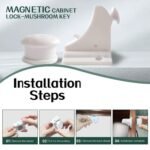 Premium Child Safety Locks – Adjustable, No-Drill & Easy-Install Home Safety Kit – Magnetic Cabinet & Drawer Locks (10-Pack) with 2 Keys (Magnetic Safety Locks) - Image 5