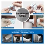 Premium Child Safety Locks – Adjustable, No-Drill & Easy-Install Home Safety Kit – Magnetic Cabinet & Drawer Locks (10-Pack) with 2 Keys (Magnetic Safety Locks) - Image 8