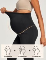 Ewedoos Maternity Pants for Women Stretchy Maternity Clothes Over The Belly Pregnancy Dress Work Pants with Pockets - Image 4
