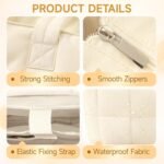 Tote Bag for Women Puffer,Travel Tote Bag with Laptop Compartment Lightweight,Work Handbag with Strap for Gym,Nurse - Image 7