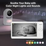 VTech 7" Baby Monitor with IPS Screen, Pan Tilt Zoom Camera, No WiFi Video Baby Monitor with Camera and Audio, Multi-Color Night Light, 2-Way Talk, Lullabies, Advanced HQ Max - Image 8