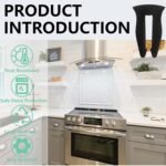 Universal Stove Knob Locks (5-Pack-Black) - Child Proof Gas Stove Safety Lock with Key, Easy Install No Tools Needed, Heat Resistant Baby Proofing Essentials for Kitchen Cooktop - Image 6