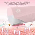 PELCAS Electric Dermaplaning Tool Kit for Women Face with LED Light, Facial Mini Dermaplaning Razor with 6 Blades, 3 Speeds 2 in 1 Facial Peach Fuzz Hair & Exfoliation Removal System at Home BV18-712 - Image 6