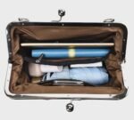 Slouchy PU Leather Kiss Lock Crossbody Bags Women Kiss Clasp Purse Cross Body Shoulder Bag Hobo Wallet Handbags Tote Purses - Image 4