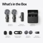 Mini Mic Pro (Latest Model - Wireless Microphone for iPhone, iPad, Android, Lavalier Microphone for Video Recording - iPhone Mic Crystal Clear Recording with USB-C (with Charging Case) - Image 5