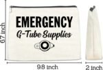Feeding Tube Medical Bag Emergency G-Tube Supplies Awareness Gift Cosmetic Bag Nursing Care Gift - Image 3