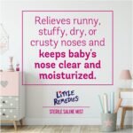 Little Remedies Sterile Baby Saline Nasal Mist, Safe for Newborns to Relieve Stuffy and Dry Noses, 3 Fl Oz - Image 5