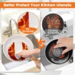 COBETE Non Scratch Wire Dishcloth,Double-Layer Wire Dishwashing Rags for Wet and Dry,Wire Miracle Cleaning Towels and Dish Cloths Multipurpose for Washing Dishes,Cookware, Sinks,Stove Tops,Pack of 6 - Image 3